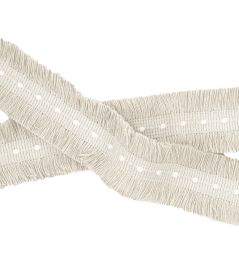 Dot Fringe Trimming by Villa Nova Birch Dot Fringe Trimming by Villa Nova Birch