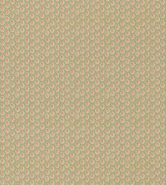 Dotty Fabric by GP & J Baker Green Dotty Fabric by GP & J Baker Green