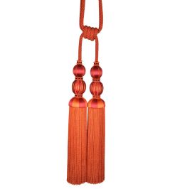 Double Tassel Tieback Trimming by Houles Acajou Double Tassel Tieback Trimming by Houles Acajou