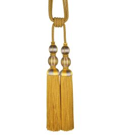 Double Tassel Tieback Trimming by Houles Sycomore Double Tassel Tieback Trimming by Houles Sycomore