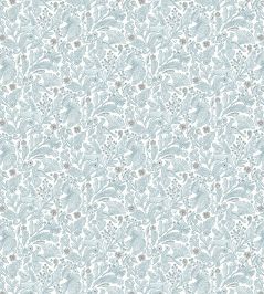 Dove & Deer Fabric by Scion Coast Blue Dove & Deer Fabric by Scion Coast Blue
