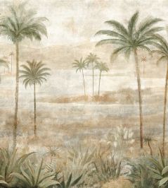 Draa Palms Mural by Coordonne Leaves Draa Palms Mural by Coordonne Leaves