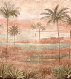 Draa Palms Mural by Coordonne Rose Draa Palms Mural by Coordonne Rose