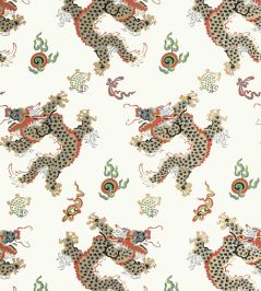 Dragon Dance Wallpaper by Anna French Metallic Gold on Neutral Dragon Dance Wallpaper by Anna French Metallic Gold on Neutral