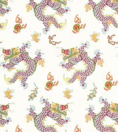 Dragon Dance Wallpaper by Anna French Multi Dragon Dance Wallpaper by Anna French Multi