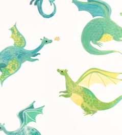 Dragon Dreams Wallpaper by Villa Nova Green Dragon Dreams Wallpaper by Villa Nova Green