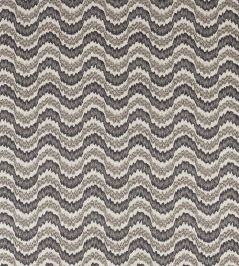 Dragon Flamestitch Fabric by Zoffany Charcoal Dragon Flamestitch Fabric by Zoffany Charcoal