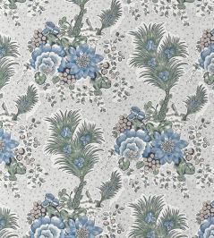 Drexel Hill Fabric by Anna French Blue and Green Drexel Hill Fabric by Anna French Blue and Green
