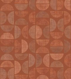 Dualis Wallpaper by Casamance Orange Brule Dualis Wallpaper by Casamance Orange Brule