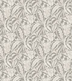 Dufy Leaf Wallpaper by Osborne & Little Charcoal Dufy Leaf Wallpaper by Osborne & Little Charcoal