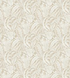 Dufy Leaf Wallpaper by Osborne & Little Linen Dufy Leaf Wallpaper by Osborne & Little Linen