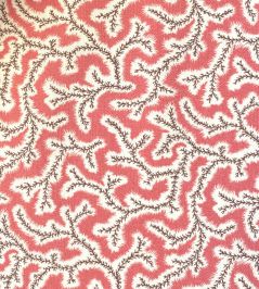 Dulcie Fabric by Ian Sanderson Coral Dulcie Fabric by Ian Sanderson Coral