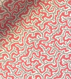 Dulcie Fabric by Ian Sanderson Coral Dulcie Fabric by Ian Sanderson Coral