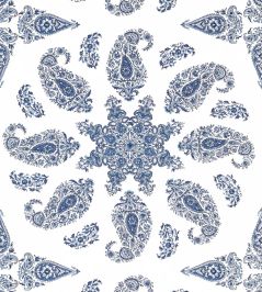 East India Wallpaper by Thibaut Blue and White East India Wallpaper by Thibaut Blue and White