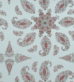 East India Fabric by Thibaut Raspberry and Teal East India Fabric by Thibaut Raspberry and Teal