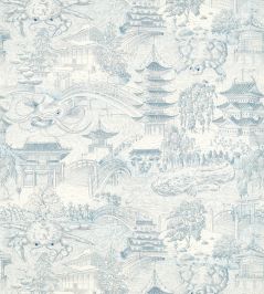 Eastern Palace Wallpaper by Zoffany Indigo Eastern Palace Wallpaper by Zoffany Indigo