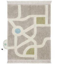 Eco-City Rug by Lorena Canals Light Grey Eco-City Rug by Lorena Canals Light Grey