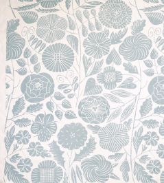 Eden Fabric by Christopher Farr Cloth Pale Blue Eden Fabric by Christopher Farr Cloth Pale Blue