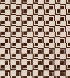 Edison Velvet Fabric by Schumacher Chestnut Edison Velvet Fabric by Schumacher Chestnut