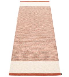 Edit Runner Rug by Pappelina Brick/Vanilla/Linen Metallic Edit Runner Rug by Pappelina Brick/Vanilla/Linen Metallic