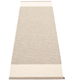 Edit Runner Rug by Pappelina Mud/Vanilla/Linen Metallic Edit Runner Rug by Pappelina Mud/Vanilla/Linen Metallic