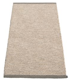 Effi Rug by Pappelina Charcoal Effi Rug by Pappelina Charcoal