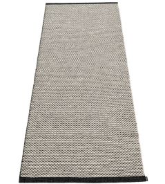 Effi Runner Rug by Pappelina Black Effi Runner Rug by Pappelina Black
