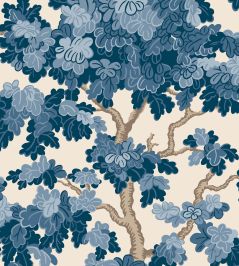 Eken Wallpaper by Sandberg Blue Eken Wallpaper by Sandberg Blue