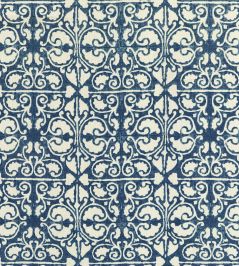 Elbury Fabric by Baker Lifestyle Indigo Elbury Fabric by Baker Lifestyle Indigo