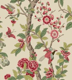 Eldon Wallpaper by GP & J Baker Archive Pink Eldon Wallpaper by GP & J Baker Archive Pink
