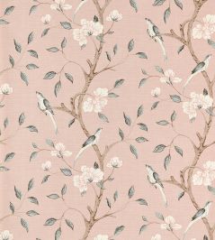 Eleonora Print Wallpaper by Zoffany Tuscan Pink Eleonora Print Wallpaper by Zoffany Tuscan Pink