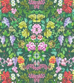 Eleonora Velours Fabric by Designers Guild Viridian Eleonora Velours Fabric by Designers Guild Viridian