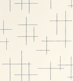 Elina Wallpaper by Caselio Bleu nuit Elina Wallpaper by Caselio Bleu nuit