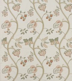 Elizabeth Fabric by James Hare Terracotta Elizabeth Fabric by James Hare Terracotta
