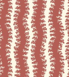 Elkhorn Stripe Wallpaper by Josephine Munsey Red Toppings/Clarke White Elkhorn Stripe Wallpaper by Josephine Munsey Red Toppings/Clarke White