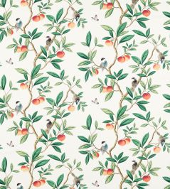 Ella Fabric by Harlequin Fig Blossom / Fig Leaf / Nectarine Ella Fabric by Harlequin Fig Blossom / Fig Leaf / Nectarine