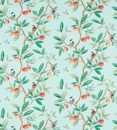 Ella Fabric by Harlequin Sky / Fig Leaf / Nectarine Ella Fabric by Harlequin Sky / Fig Leaf / Nectarine