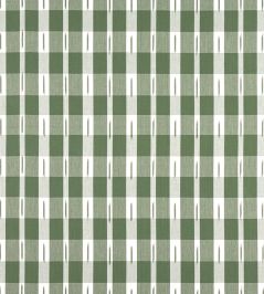 Ellastone Check Fabric by Thibaut Green Ellastone Check Fabric by Thibaut Green