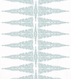 Ellery Stripe Fabric by Anna French Robin's Egg on White Ellery Stripe Fabric by Anna French Robin's Egg on White