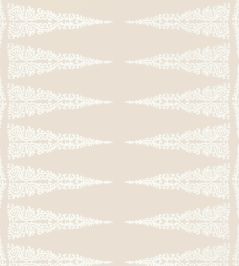 Ellery Stripe Wallpaper by Anna French White on Beige Ellery Stripe Wallpaper by Anna French White on Beige