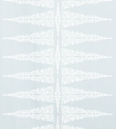 Ellery Stripe Fabric by Anna French White on Soft Blue Ellery Stripe Fabric by Anna French White on Soft Blue