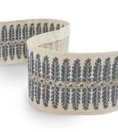 Elm Braid Trim by James Hare Blue Elm Braid Trim by James Hare Blue