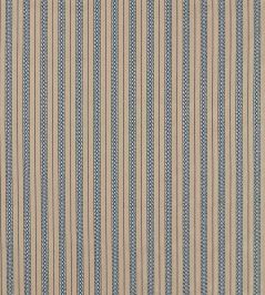 Elm Stripe Fabric by Morris & Co Indigo/Flax Elm Stripe Fabric by Morris & Co Indigo/Flax