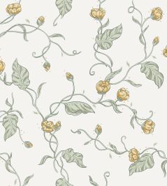 Elmire Wallpaper by Sandberg Spring Green Elmire Wallpaper by Sandberg Spring Green