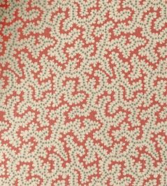 Elney Fabric by Ian Sanderson Coral Elney Fabric by Ian Sanderson Coral