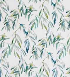 Elvey Velvet Fabric by Romo Kingfisher Elvey Velvet Fabric by Romo Kingfisher