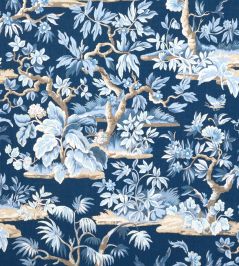 Elwood Fabric by Anna French Navy Elwood Fabric by Anna French Navy