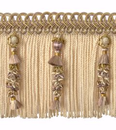 Embellished Bullion Fringe 130mm Trimming by Houles Grege Bertin Embellished Bullion Fringe 130mm Trimming by Houles Grege Bertin