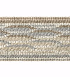 Embroidered Braid 60mm Trimming by Houles Blue Glacier Embroidered Braid 60mm Trimming by Houles Blue Glacier