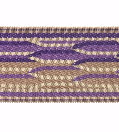 Embroidered Braid 60mm Trimming by Houles Violet Amarante Embroidered Braid 60mm Trimming by Houles Violet Amarante